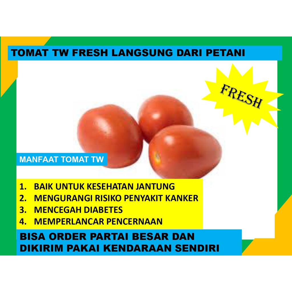 

Tomat TW Fresh Box Langsung Dari Petani
