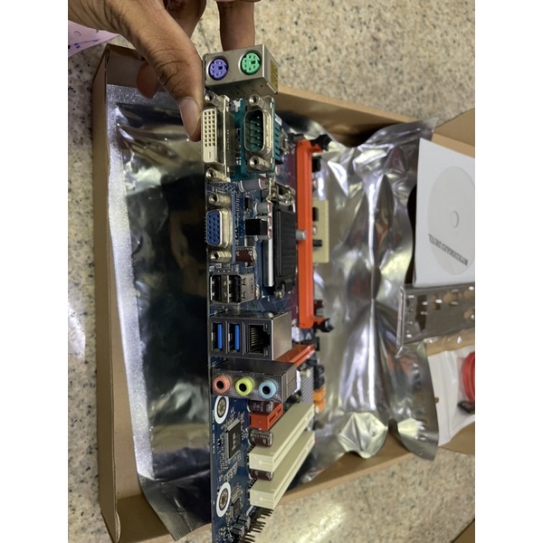 Mainboard H81 Merk Korea Garansi 1 Tahun full Set