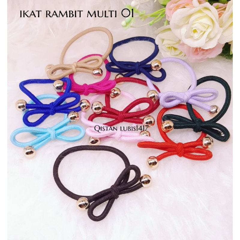 ikat rambut gelang ccb 6pcs