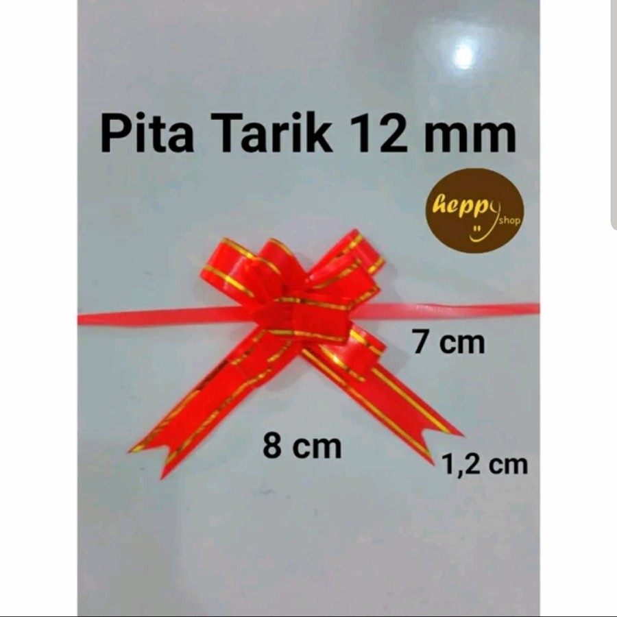 

Pita tarik 12mm pita serut pita kado pita balon