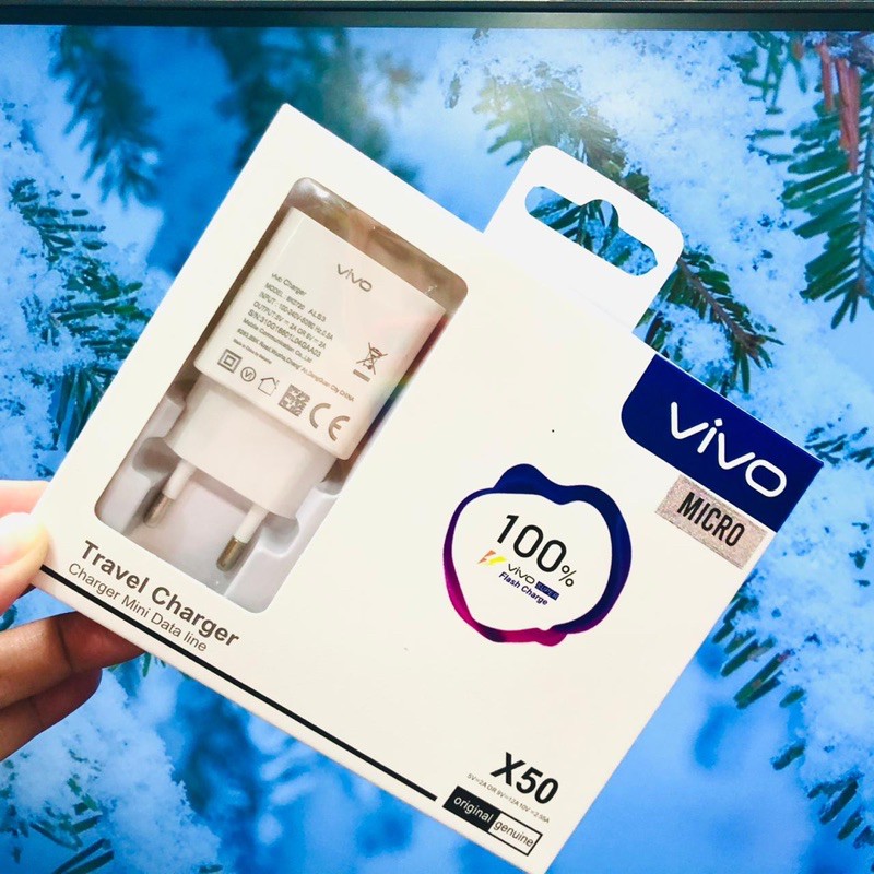 PROMO NEW CHARGER VIVO X50 X60 MINI MICRO / TYPE C EDISI 2021 TERBARU