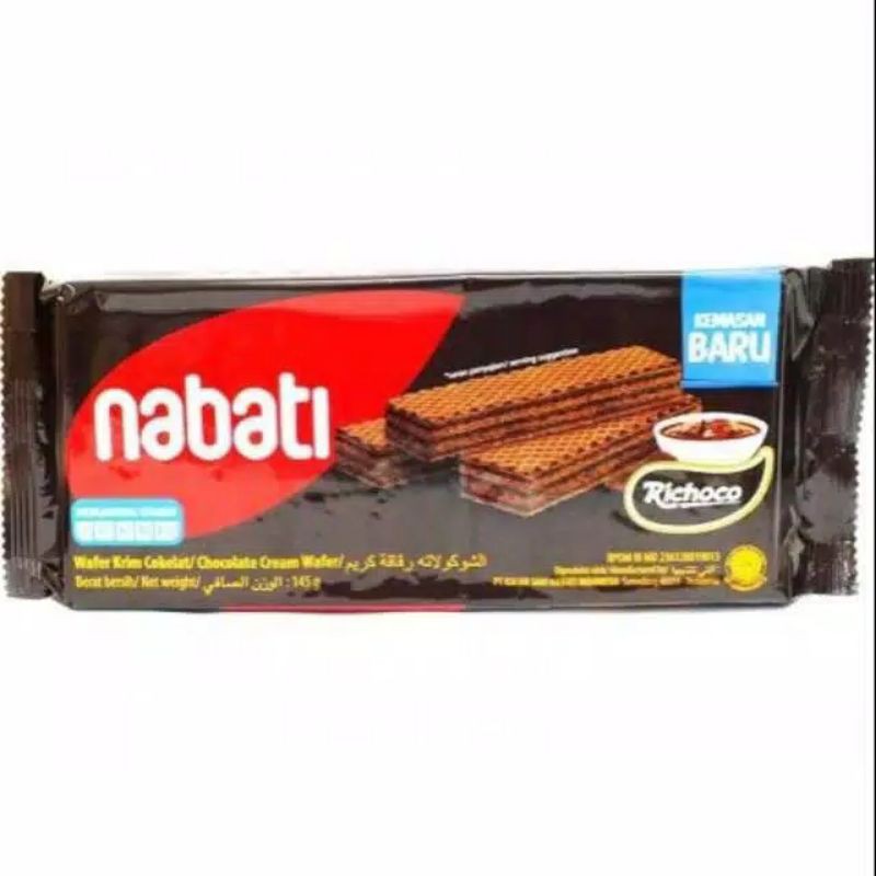 Nabati Wafer coklat Richoco122 gr