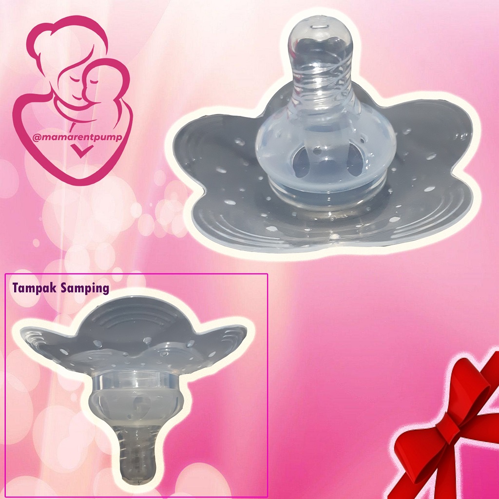 Isi 1 Pelindung puting untuk menyusui nipple shield breastfeeding