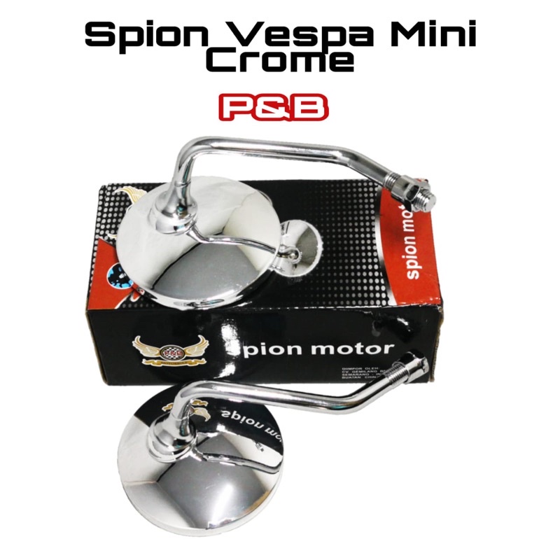 spion bulat pendek kaca cembung spion model vespa mini cembung