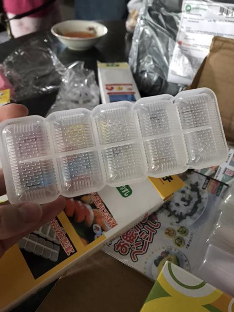 Cetakan Sushi Kotak - Cetakan Nasi Bento - Sushi Maker - Sushi Mold - Cetakan Nasi Isi - Bento Nasi