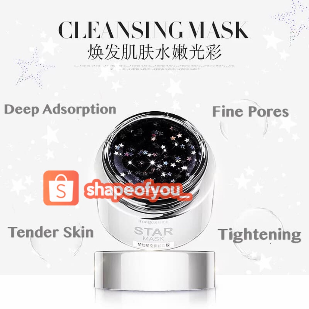 Peel Off Face Mask Masks Moisturizing Star Mask Peel-off Mask Deep Cleansing Masker Wajah Pelembab