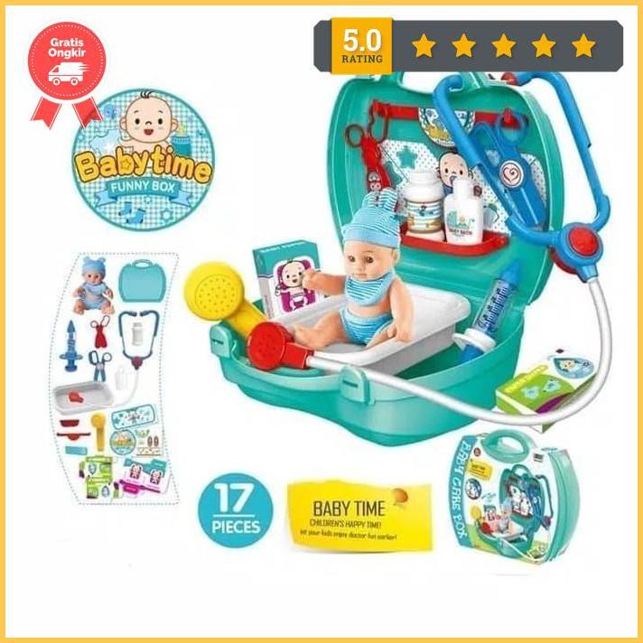 Mainan Koper Dokter-Dokteran Merawat Bayi Exclusive