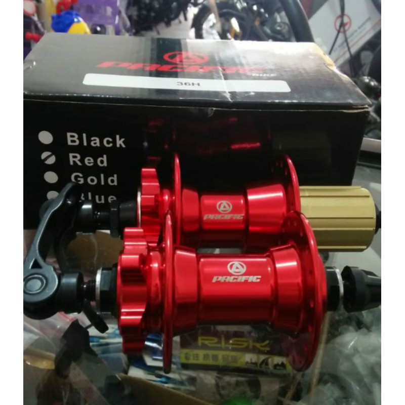 Hub Freehub Nap Jangkrik Bearing Pacific 36h 36 hole Sp-B410