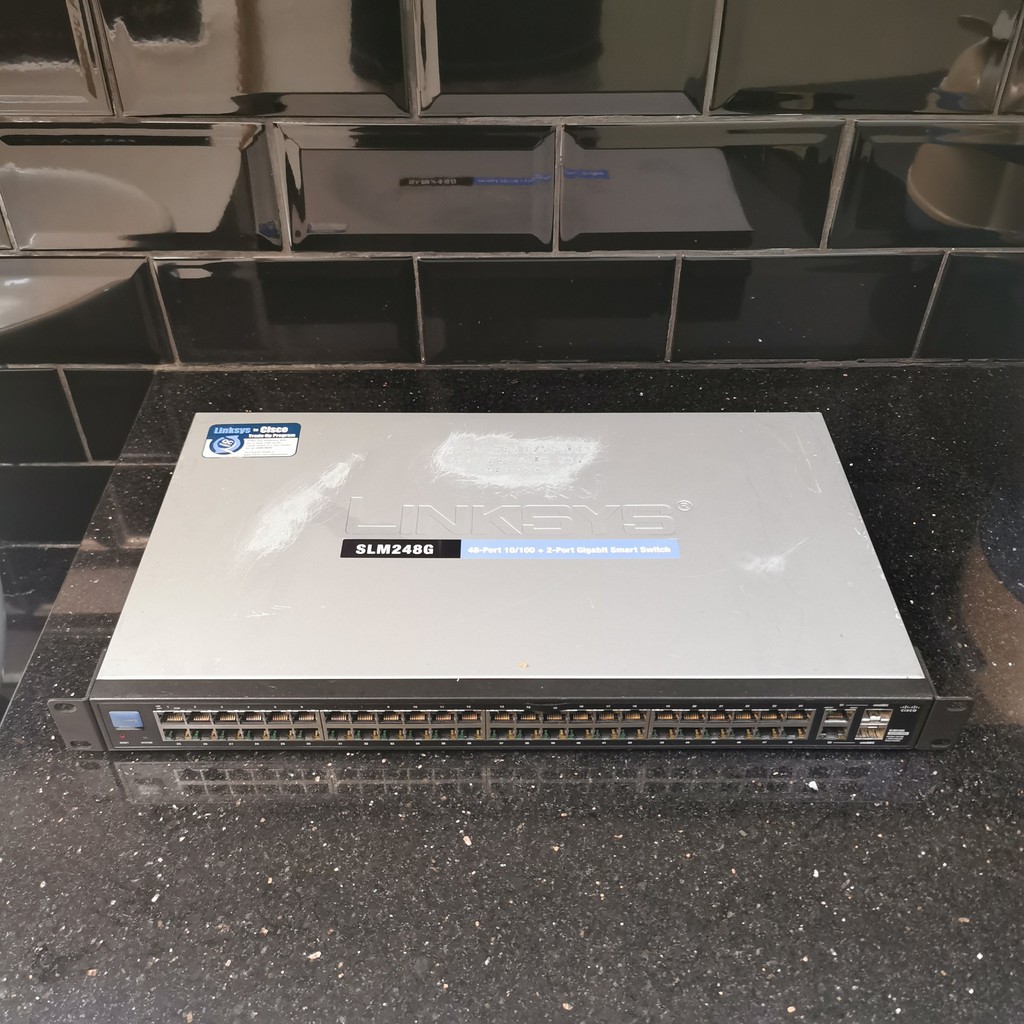 Switch Manageable 48 Port Cisco SLM248G Smart Switch Support Web Gui