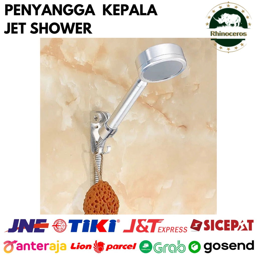 Dudukan Penyangga Shower Bidet Gantungan Kepala Shower Baut