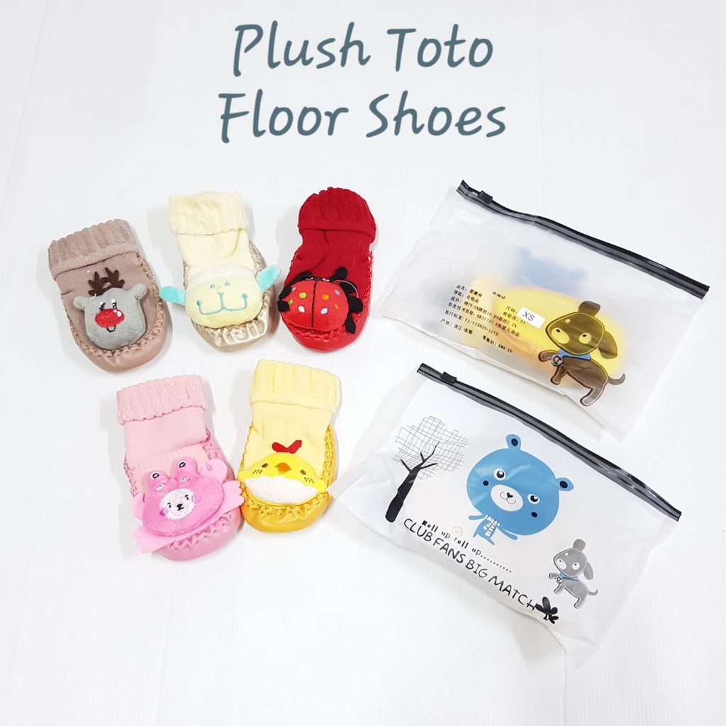 Plush Toto Floor Shoes / Kaos Kaki Sepatu Bayi