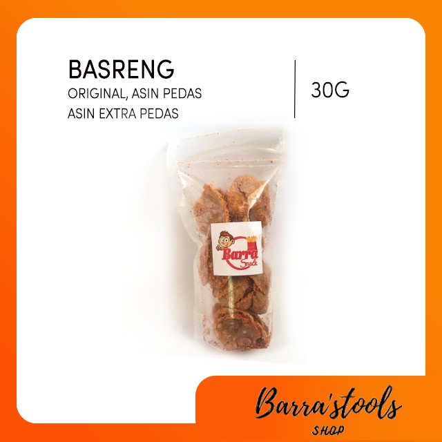 

(TERMURAH 30gr) BASRENG ASIN PEDAS EXTRA PEDAS