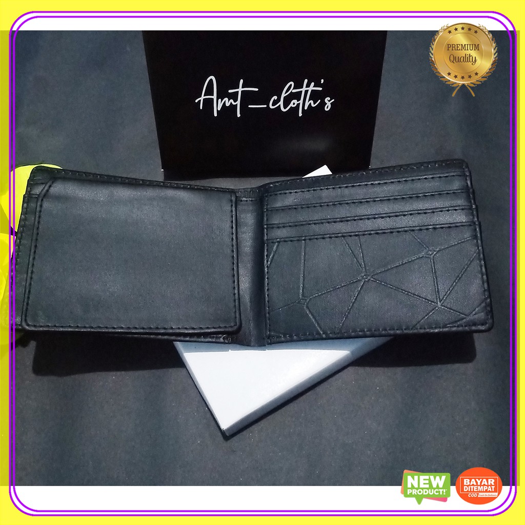 Dompet Pria Kulit sintetik Merek AMT Cloth's