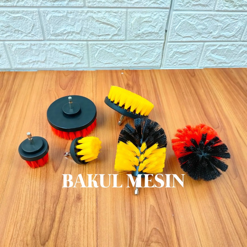 NAGAWA SIKAT BOR SIKAT SOFA KARPET 6PCS DRILL BRUSH SET