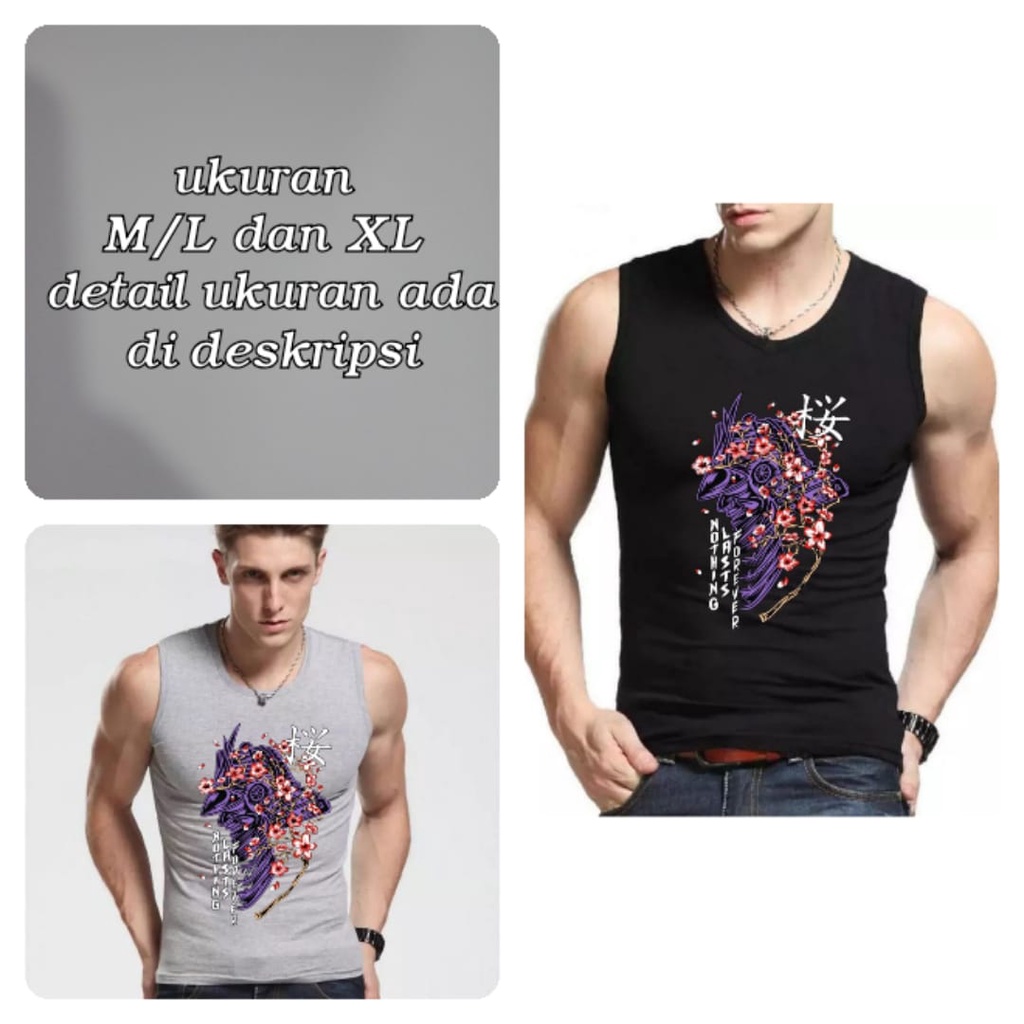 Singlet Nothing / kaos dalam terbaru / kaos dalam pria dewasa / kaos dalam termurah -muzkhop