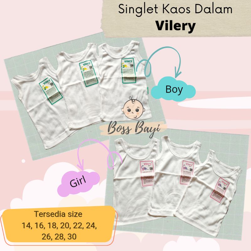 VILERY - Singlet Kaos Dalam Anak