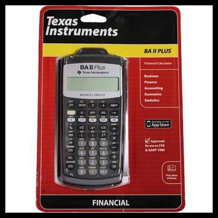 

Texas Instruments Ba Ii Plus Standard - Kalkulator Keuangan Finance