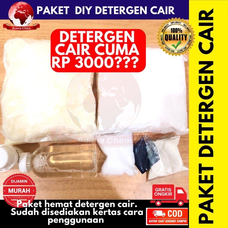 Paket Bahan Detergen Cair / Bibit Detergen Laundry / Biang Detergen Cair / Usaha Sabun / DIY Laundry