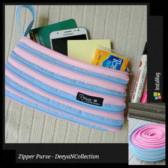 

Dompet resleting tempat pensil unik