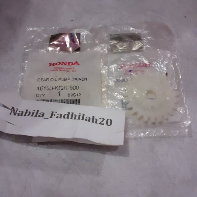 Gigi pompa oli cs1 Gear oil pump cs1 15133kgh900 Orignal honda