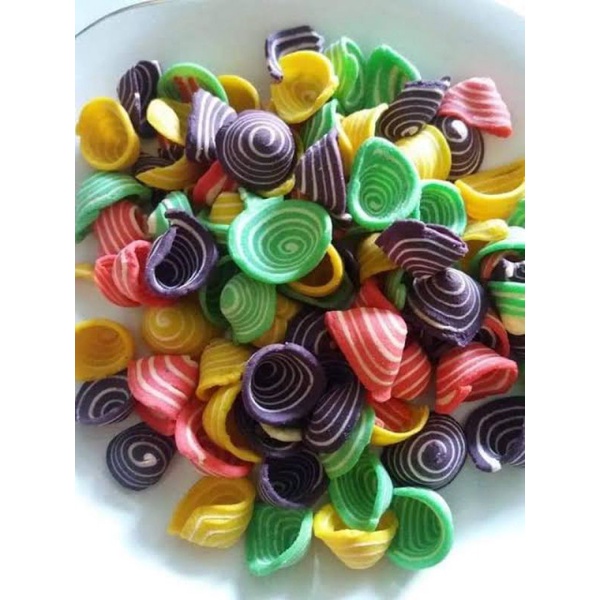 [ 500gr ]kuping gajah mini rainbow