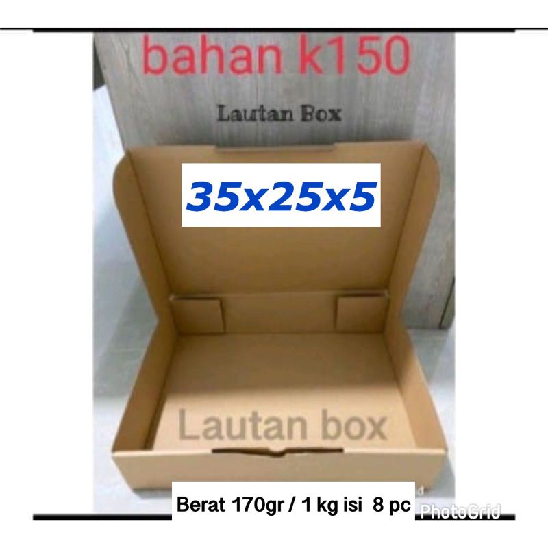 

Dus DC 35x25x5 die cut murah box packing