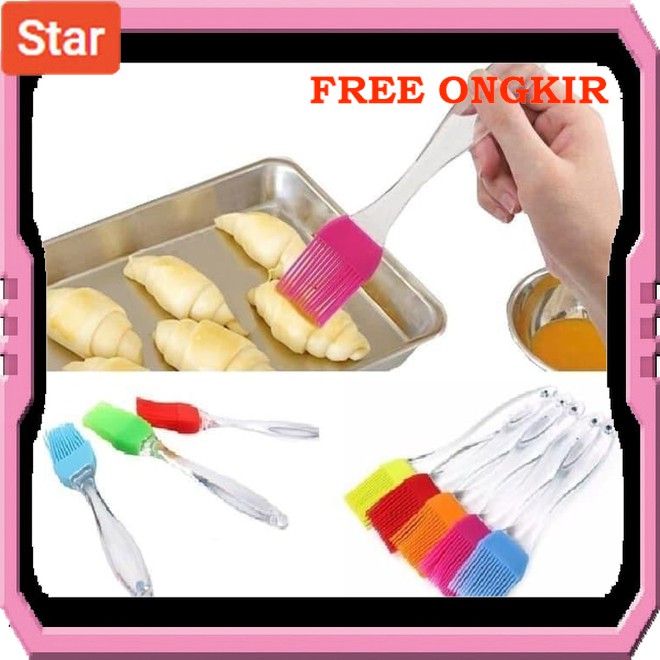 

KUAS ROTI BBQ SIKAT PENGOLES MENTEGA JAGUNG SILICONE FOOD BRUSH CAKE - Pilih Warna