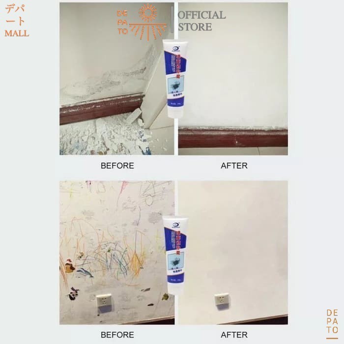 Magic Wall Repair Cream Wall Mending Agent Ointment Perbaikan Dinding - A