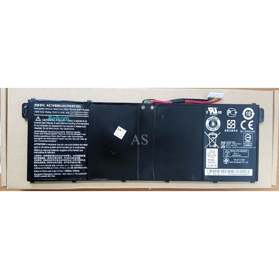 Baterai Acer Aspire, Chrome Book E3-111, E3-112, E3-112m grd original
