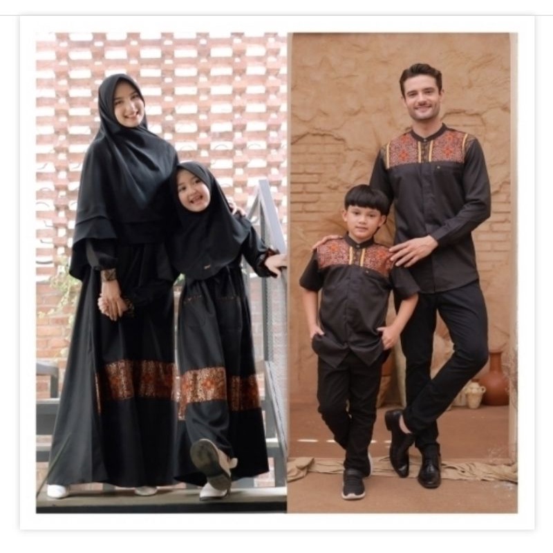 Sarimbit Michan Baju Seragam Keluarga Michan Baju Batik Seragam Keluarga Gamis Batik Etnik Gamis Mic