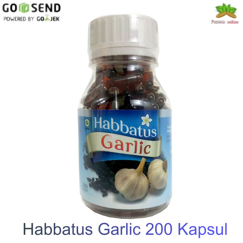 Habbatus Garlic 200 kapsul Haba Garlic Oil Habbagarlic Habba Garlic Oil Habbatussauda Garlic