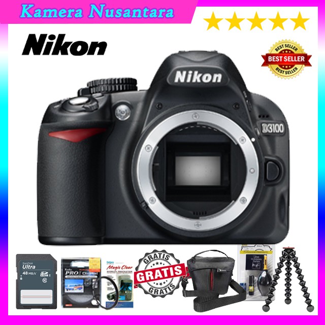 KAMERA NIKON D3100 BODY ONLY / NIKON D3100 BO / D3100 - ORIGINAL