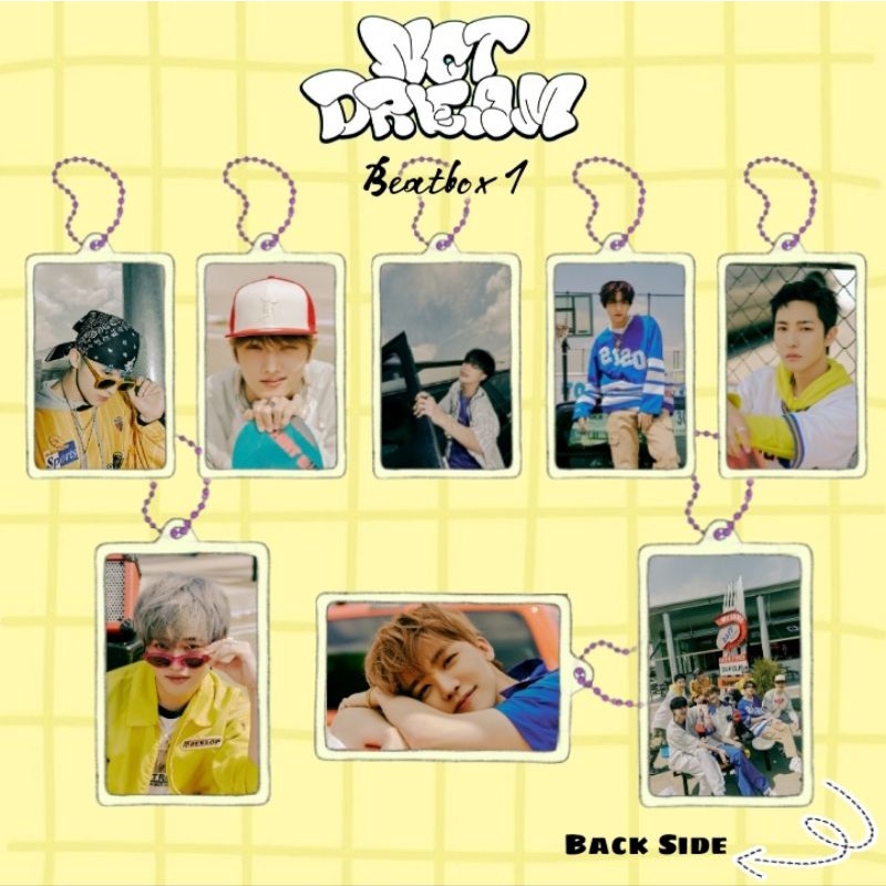 NCT Dream Beatbox Acrylic Clear Keychain Gantungan Kunci Akrilik