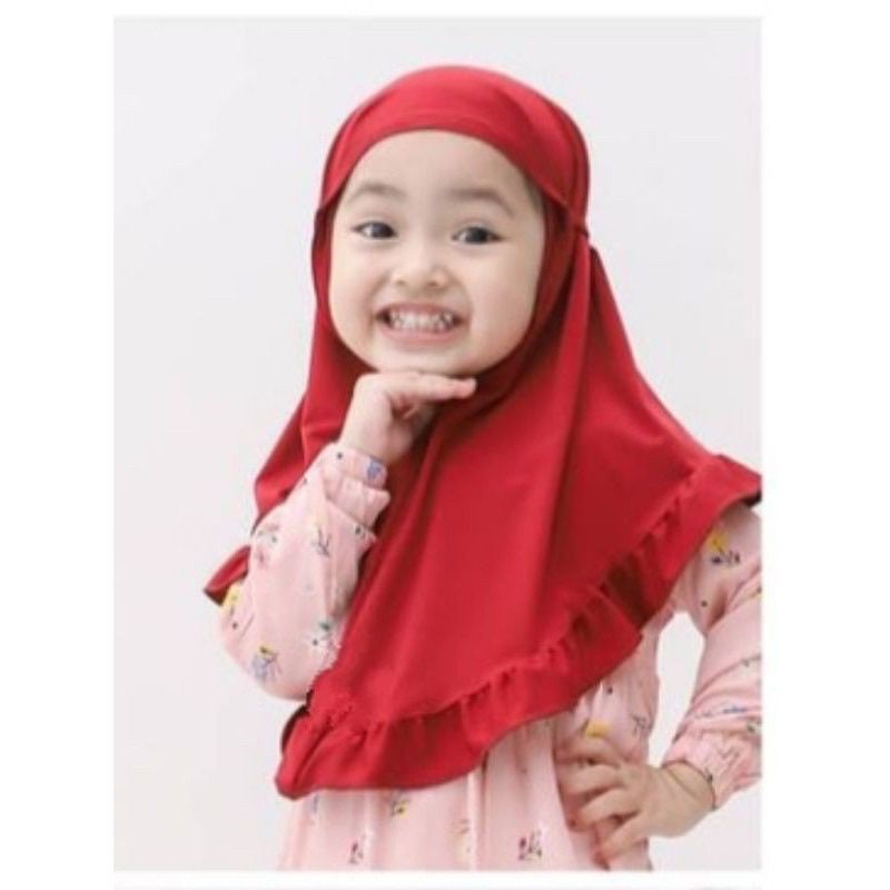 Jilbab Shafa Anak bayi Instan 0-3 Tahun Bahan Lembut Adem | Hijab baby sekolah Tk newborn lucu Premium kekinian | Kerudung Perempuan Sd Terbaru 6-12 Bulan