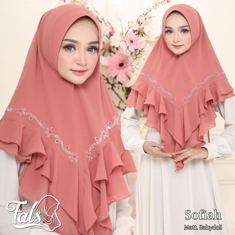 HIJAB KHIMAR CERUTY SOFIA BY FALS