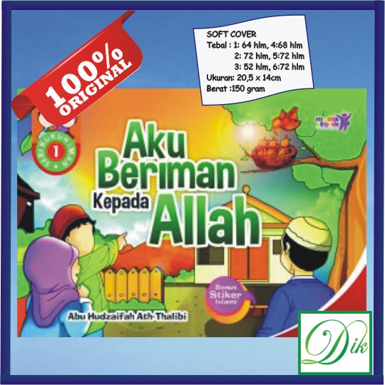 Buku Pendidikan Anak Islam 1 Set Seri Rukun Iman - Media Sholih