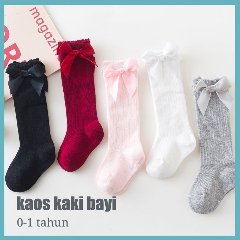 Kaos Kaki Bayi Panjang untuk Perempuan / Kaus Kaki Bayi Lucu