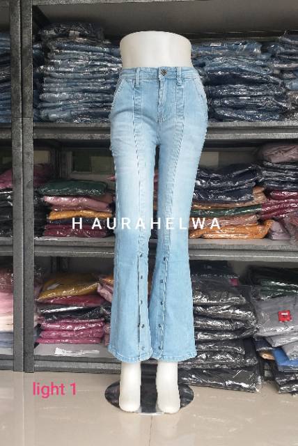 CUTBRAY JEANS  VJ ORIGINAL HAURAHELWA#kancing depan