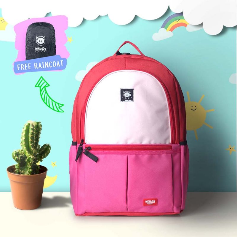 ORIGINAL Tas Anak Sekolah SD Pink | Tas Ransel Backpack Anak Perempuan Terbaru | Tas Anak Cewe