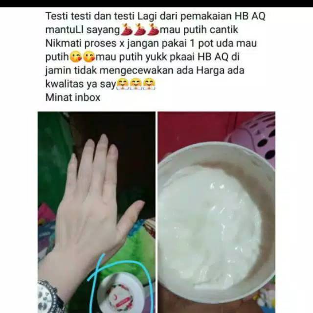 HB DOSTING PEMUTIH BADAN