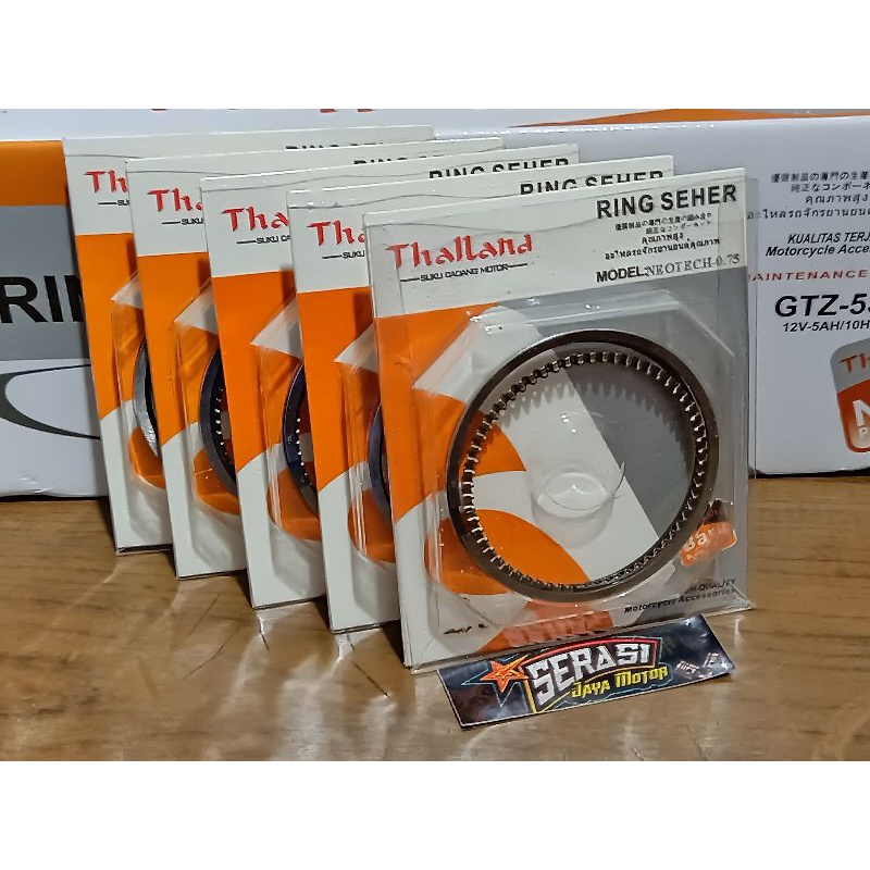 RING SEHER RING PISTON HONDA NEOTECH - TIGER - MEGA PRO PRIMUS / TIGER REVO OS.STD.25.50.75.100-3