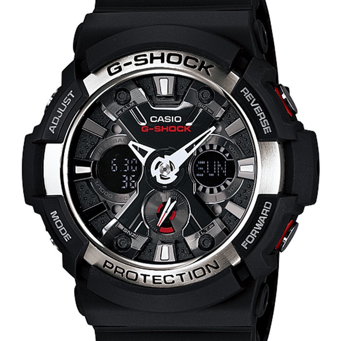 Promo Jam Tangan Casio G-Shock GA210 Quartz Dual Time Strap Rubber Jam Tangan Pria Mewah Limited Edi