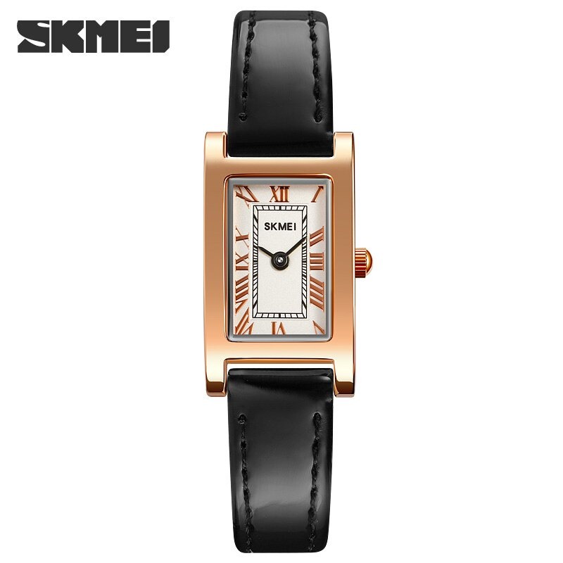 SKMEI Arloji Jam Tangan Kecil Kulit Analog Wanita Cwe Cewe Cwek Cewek Remaja Cantik Perempuan Dewasa