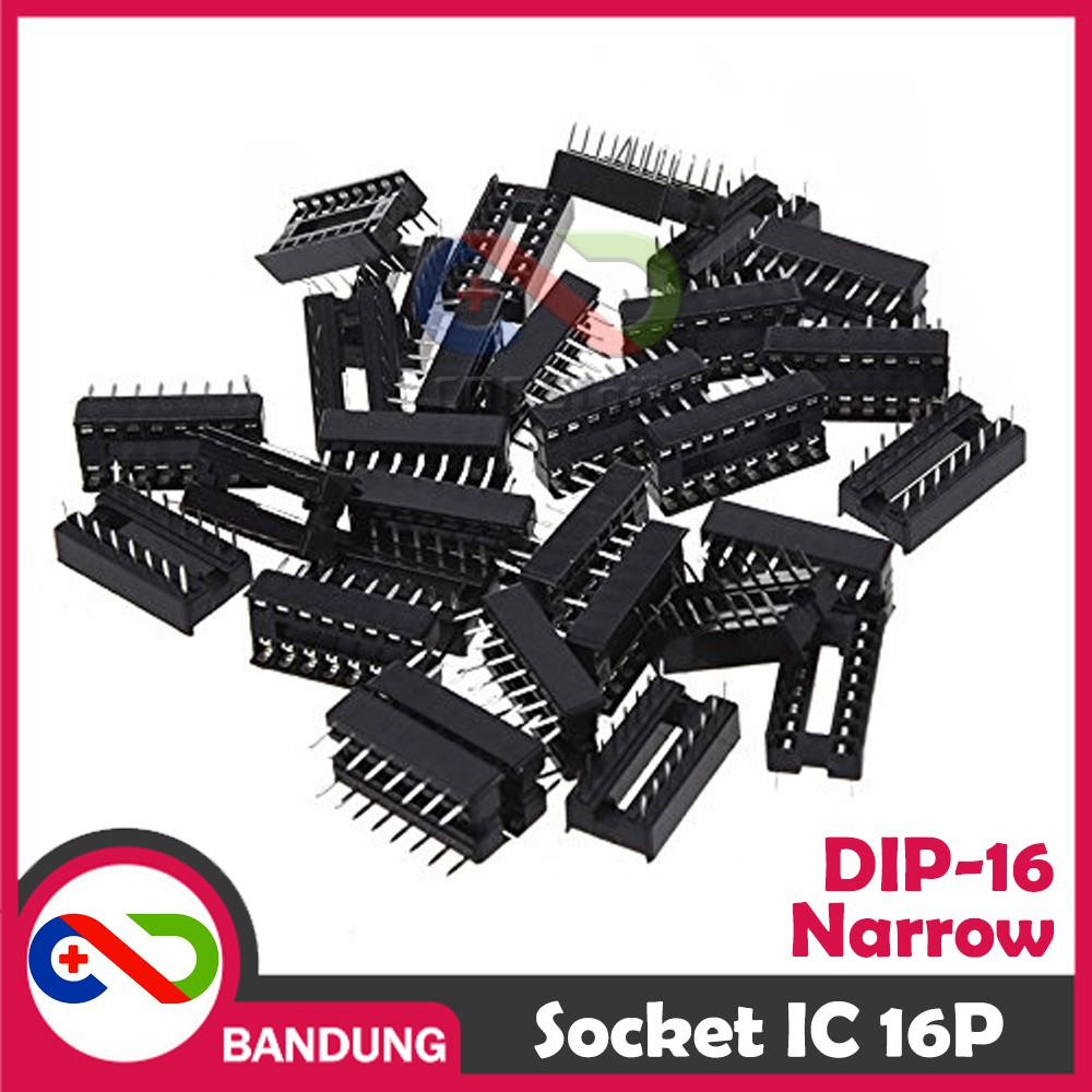 SOCKET SOKET IC DIP-16 DIP16 16P 16 NARROW