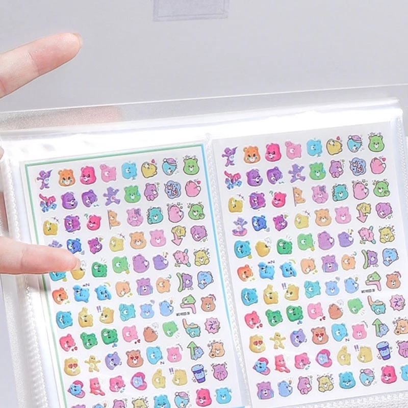 80 Lembar Stiker Kuku 3d Transparan Matte Untuk Nail Art