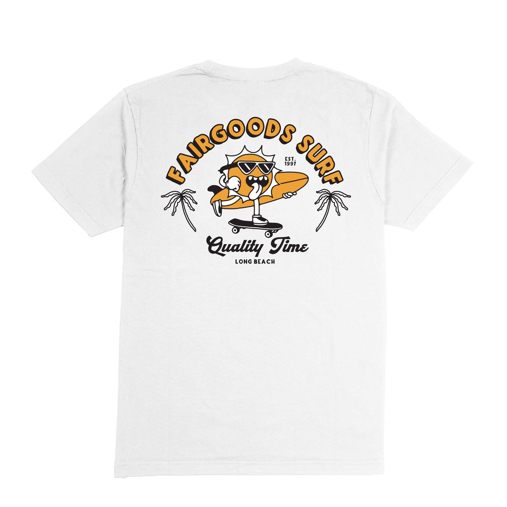 Fairgoods Kaos - Fairgoods Surf - Putih