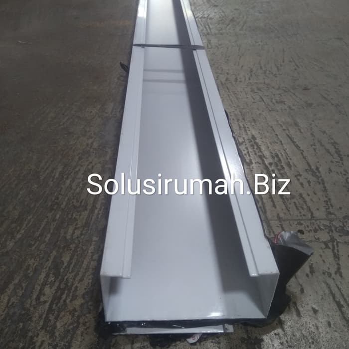 Kanal C Aluminium Kusen Open Back Per 1meter 4 Inch Putih Shopee Indonesia