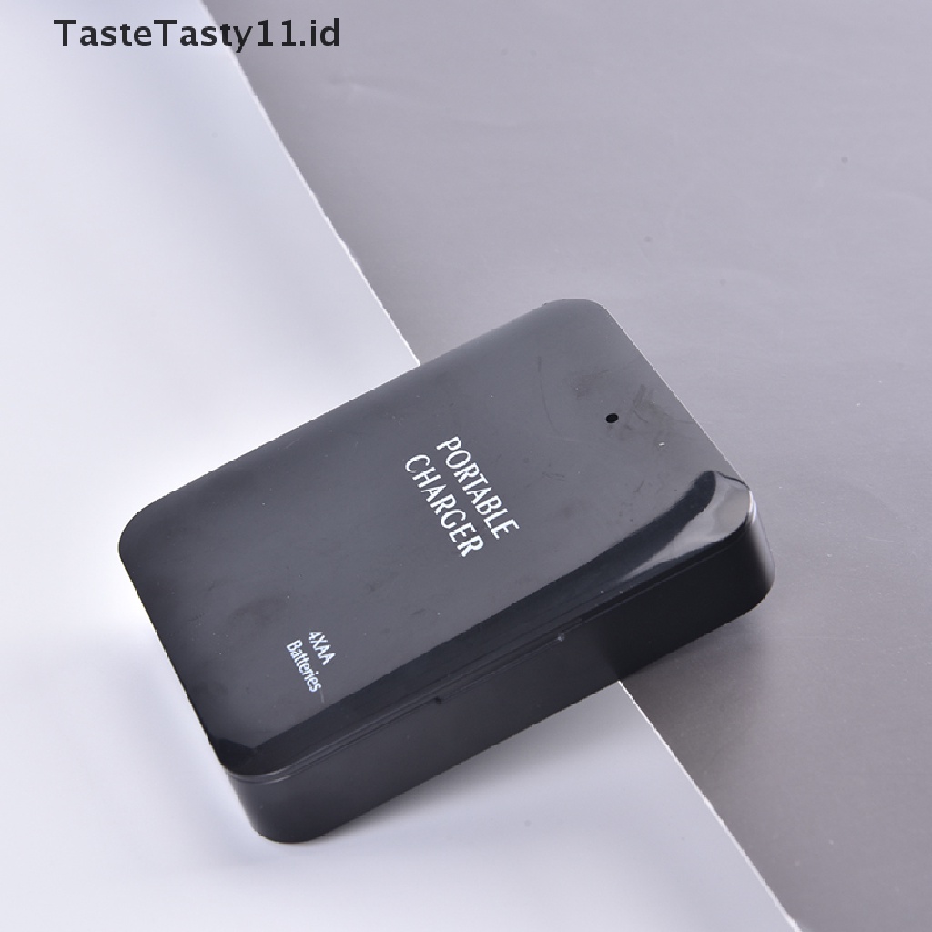 Kotak Charger Baterai Lithium AA 4 Slot USB Rechargeable