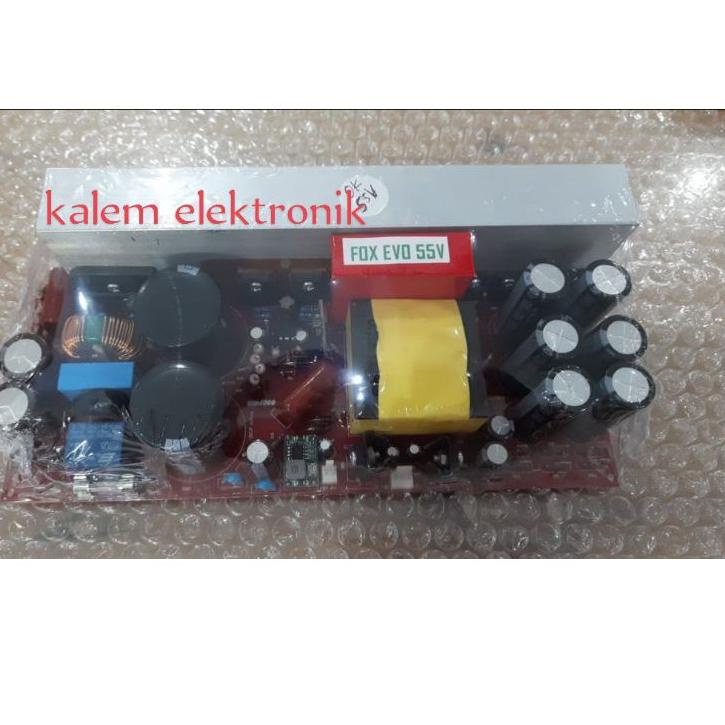 Promo Max--TRAFO SMPS FOX EVO 20A CT 55V DC 1000 WATT FREE SOFTSTART