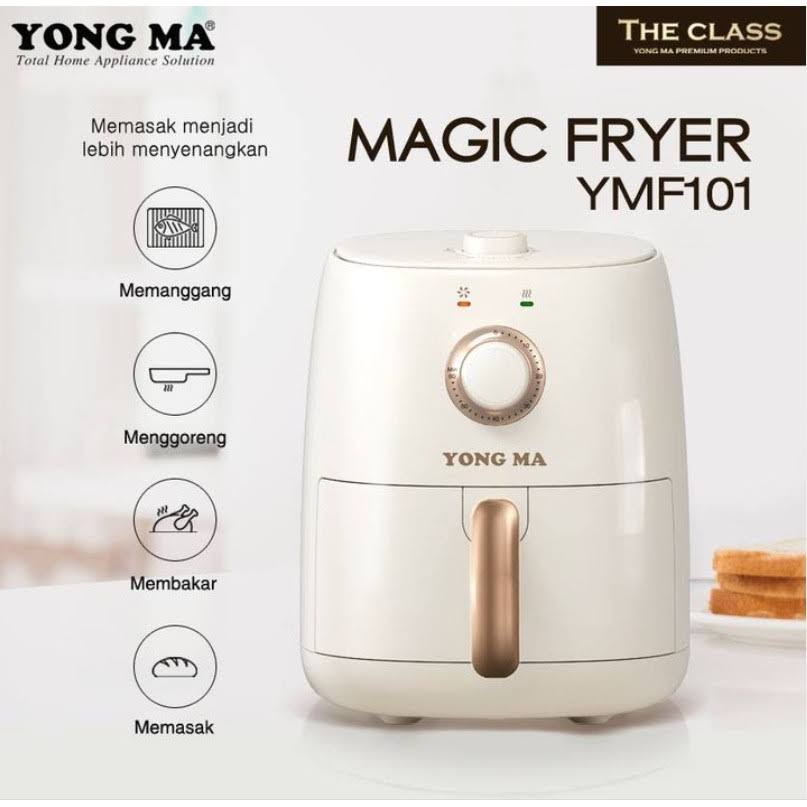 YONG MA Airfryer Low Watt 2,4 Liter YMF101